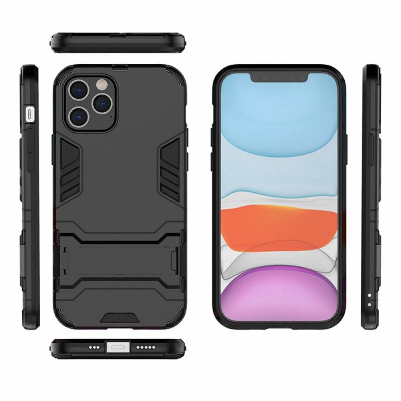 Etui iPhone 12 / 12 Pro Czerwony Czarny Ultra Odporny