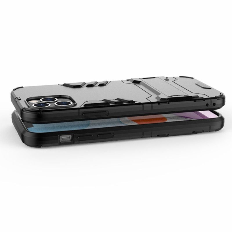 Etui iPhone 12 / 12 Pro Czerwony Czarny Ultra Odporny