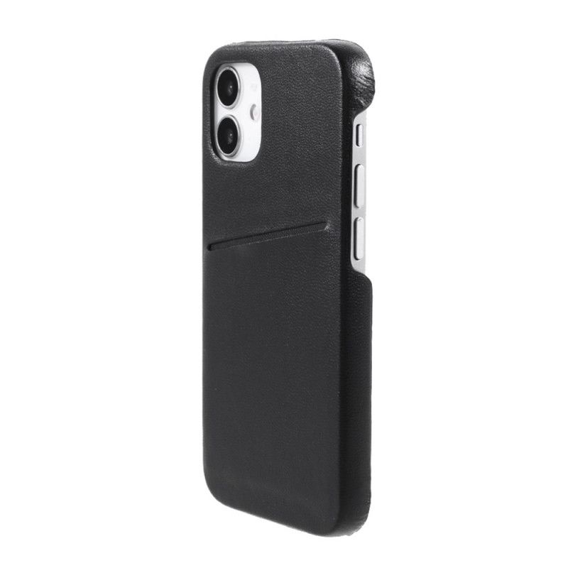 Etui iPhone 12 / 12 Pro Czerwony Czarny Wspólny Posiadacz Karty