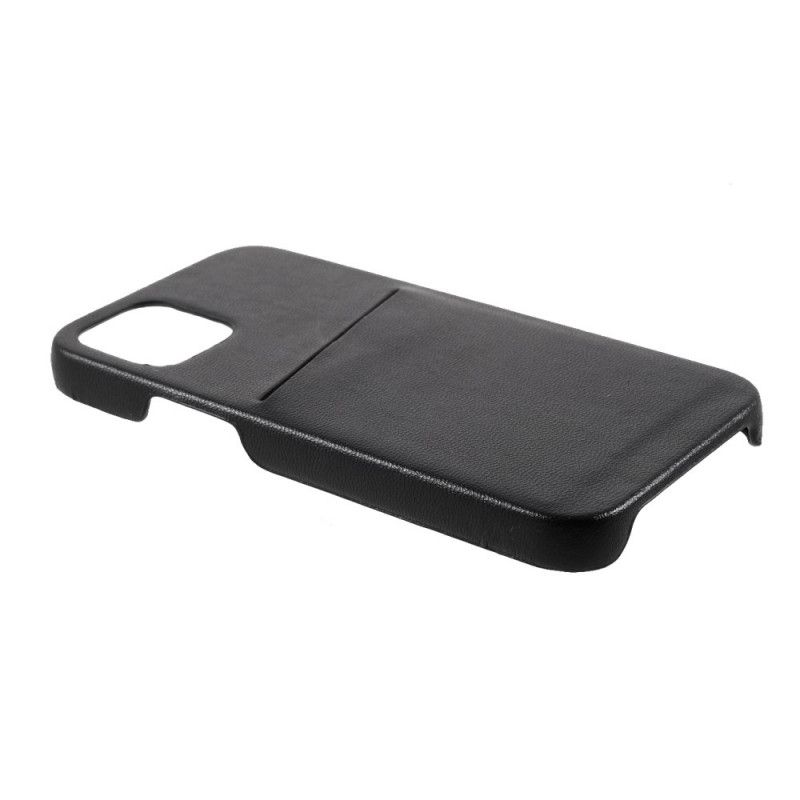 Etui iPhone 12 / 12 Pro Czerwony Czarny Wspólny Posiadacz Karty