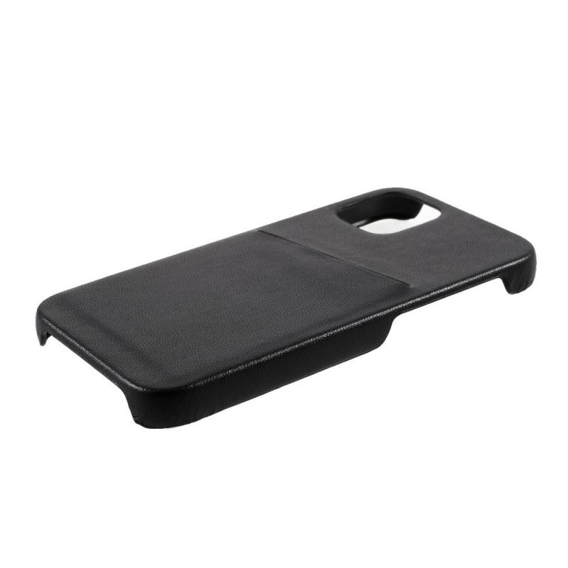 Etui iPhone 12 / 12 Pro Czerwony Czarny Wspólny Posiadacz Karty