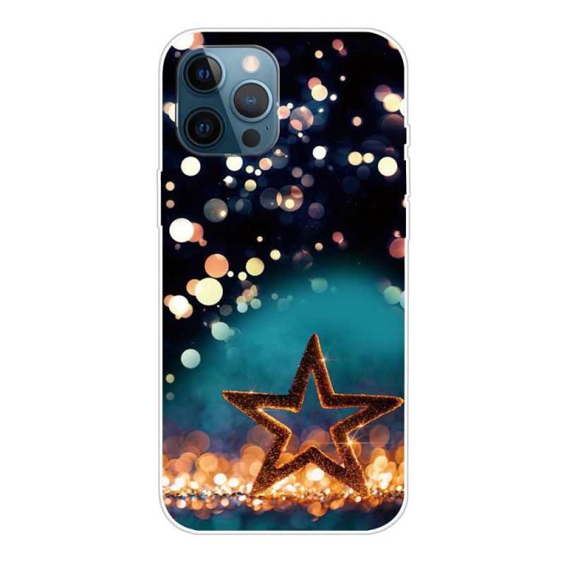 Etui iPhone 12 / 12 Pro Elastyczna Gwiazda Etui Ochronne