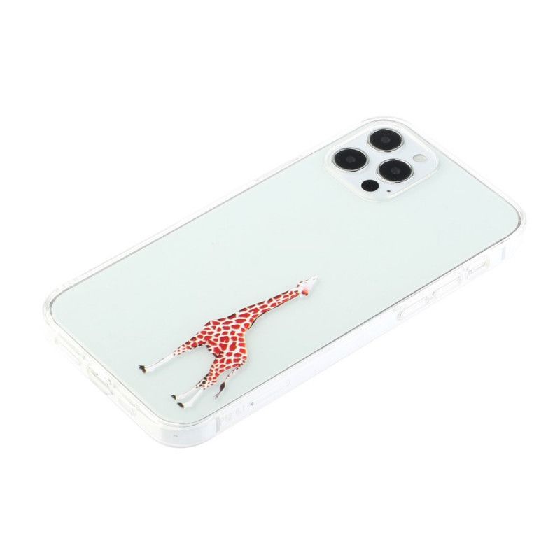 Etui iPhone 12 / 12 Pro Logo Gry Żyrafa