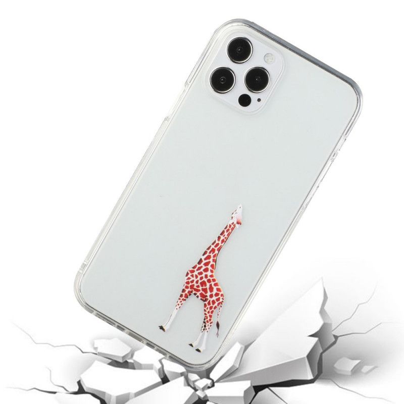 Etui iPhone 12 / 12 Pro Logo Gry Żyrafa