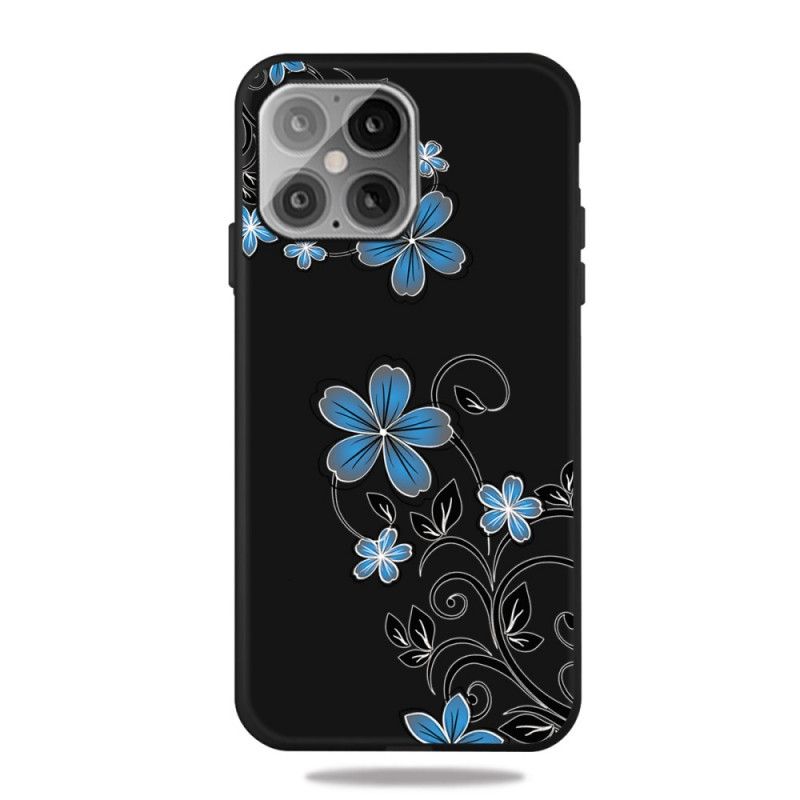 Etui iPhone 12 / 12 Pro Motyle I Lilie Wodne Etui Ochronne