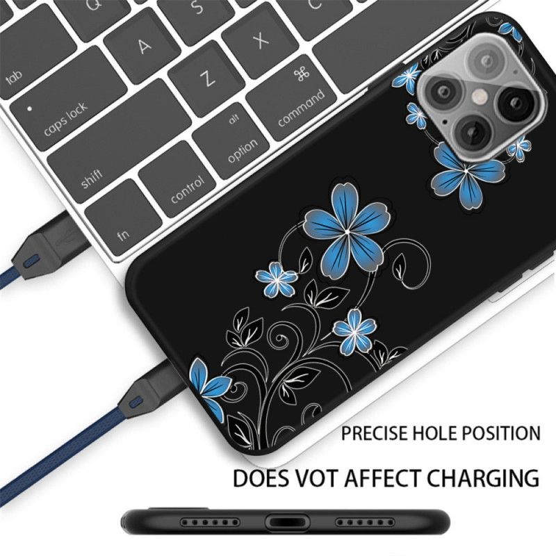 Etui iPhone 12 / 12 Pro Motyle I Lilie Wodne Etui Ochronne