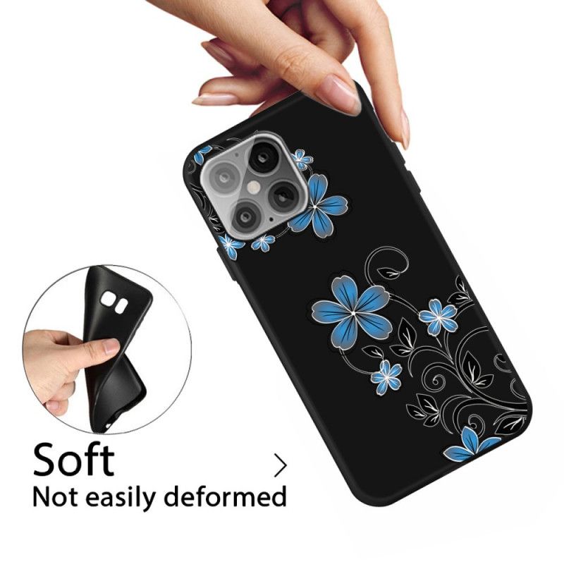 Etui iPhone 12 / 12 Pro Motyle I Lilie Wodne Etui Ochronne