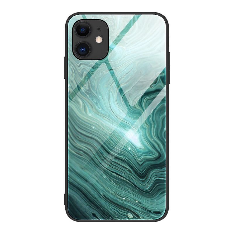 Etui iPhone 12 / 12 Pro Różowy Czarny Kolory Szkła Hartowanego