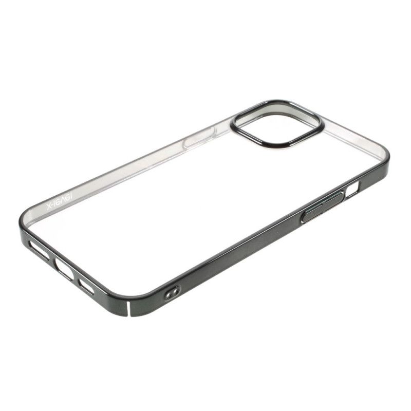 Etui iPhone 12 / 12 Pro Szary Czarny Poziom X Serii Świtu