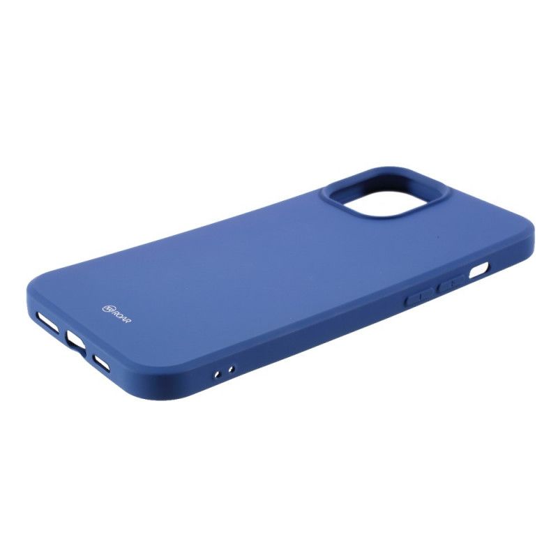 Etui iPhone 12 / 12 Pro Szary Czarny Ryk Serii Galaretek