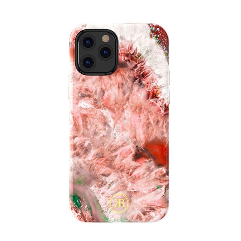 Etui iPhone 12 / 12 Pro Zielony Czerwony Kingxbar Z Serii Kryształów