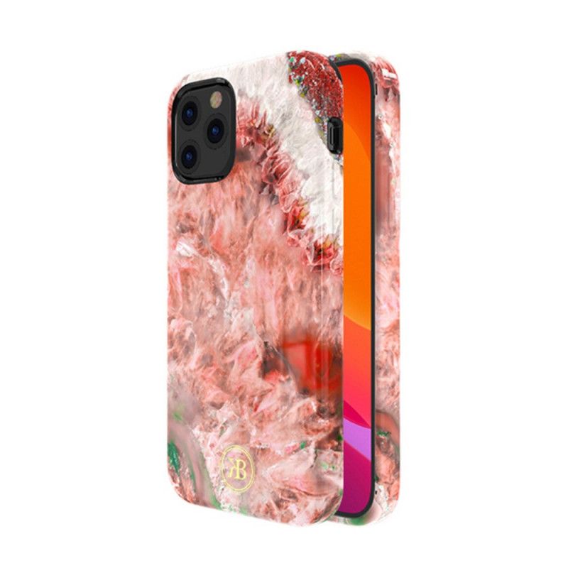 Etui iPhone 12 / 12 Pro Zielony Czerwony Kingxbar Z Serii Kryształów