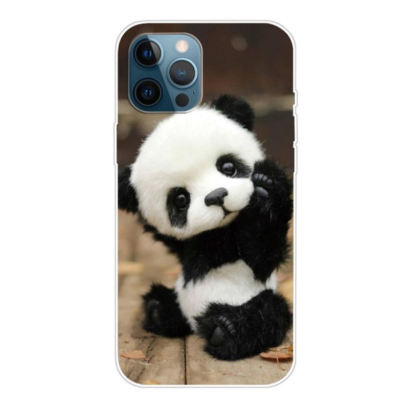 Futerały iPhone 12 / 12 Pro Etui na Telefon Elastyczna Panda