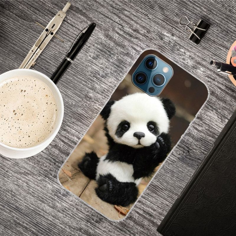 Futerały iPhone 12 / 12 Pro Etui na Telefon Elastyczna Panda