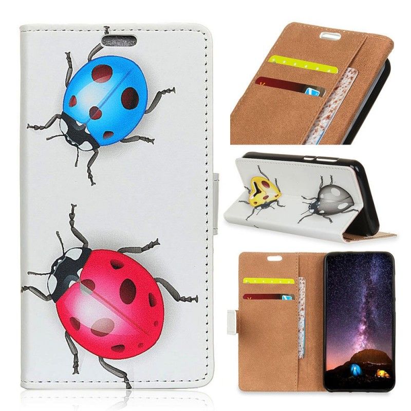 Etui Folio iPhone XR Biedronki Etui Ochronne