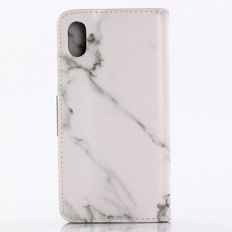 Etui Folio iPhone XR Czarny Marmur