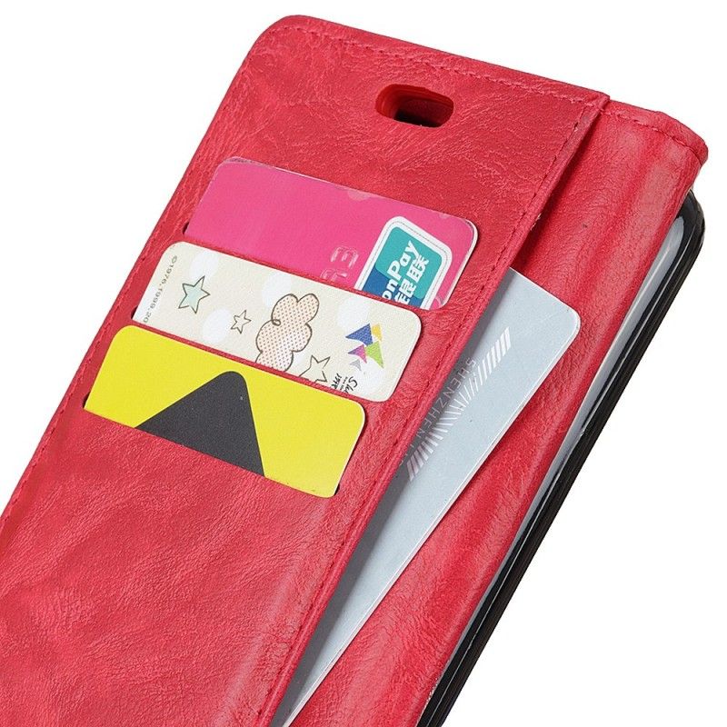 Etui Folio iPhone XR Czarny Przycisk Artystyczny Etui Ochronne