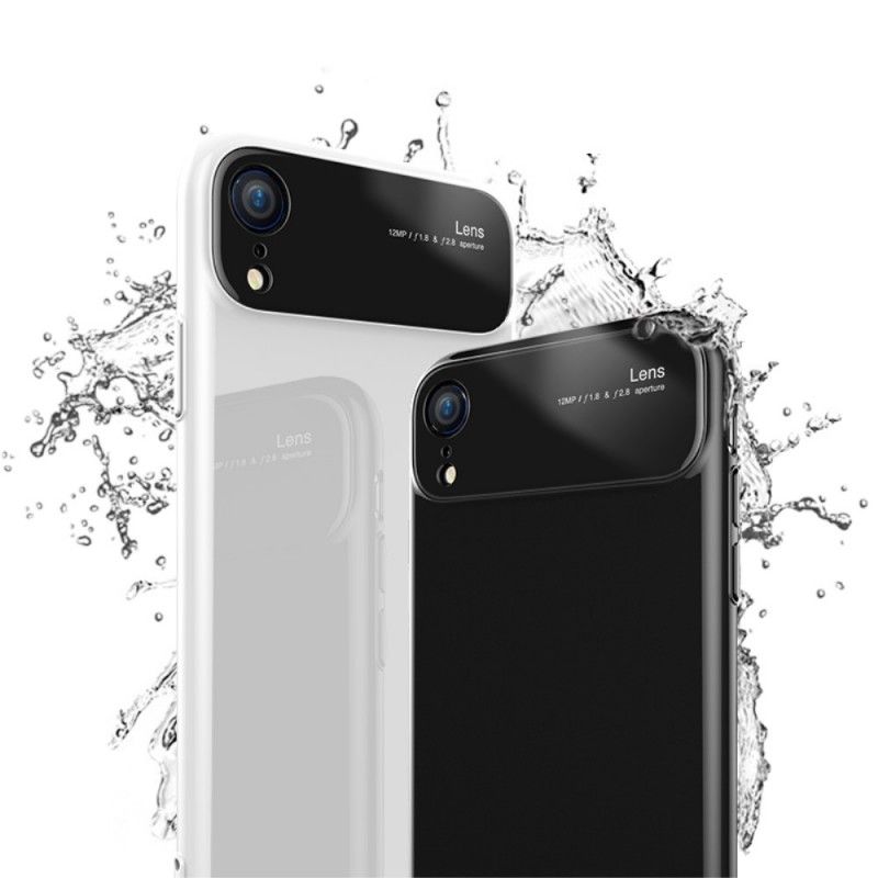 Etui iPhone XR Biały Czarny Materiały Najwyższej Jakości