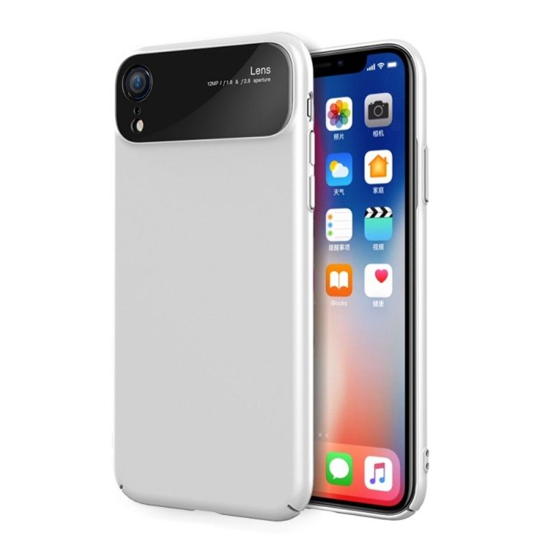 Etui iPhone XR Biały Czarny Materiały Najwyższej Jakości