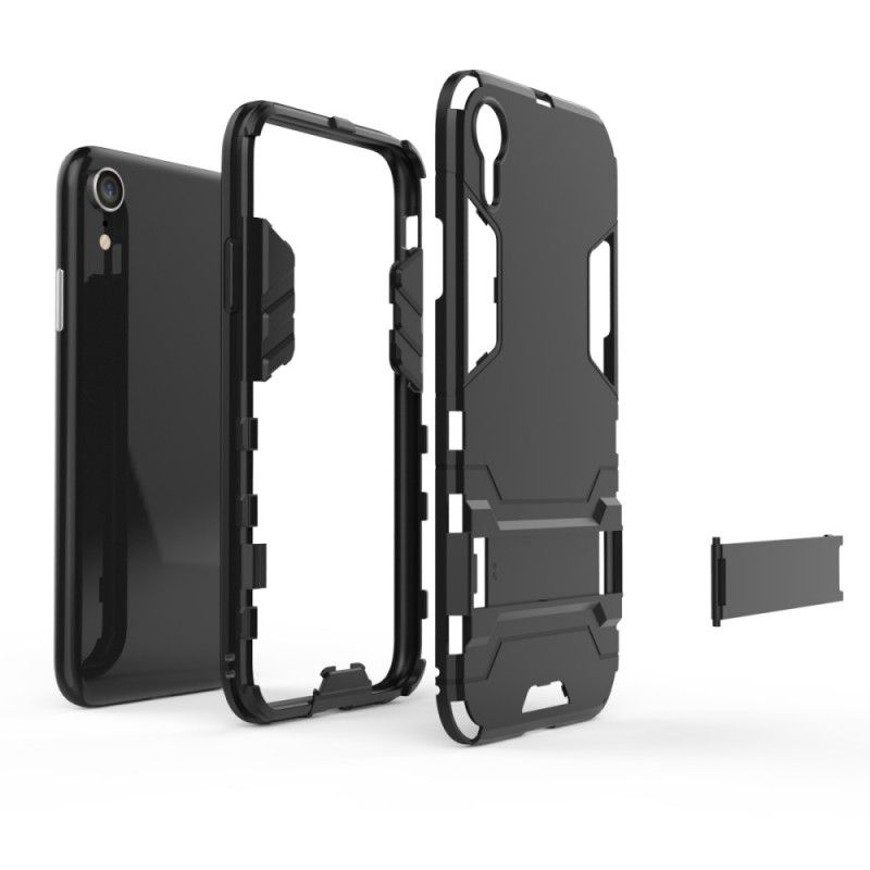 Etui iPhone XR Biały Czarny Ultra Odporny Etui Ochronne