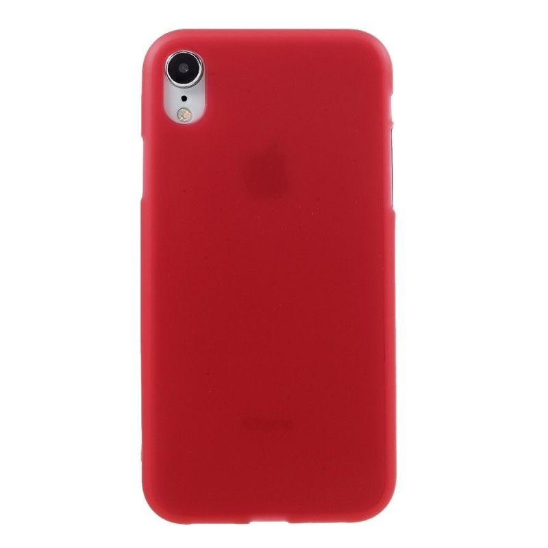 Etui iPhone XR Czarny Matowy Silikon