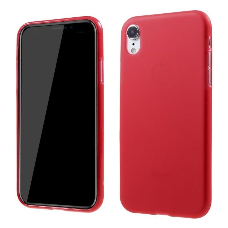 Etui iPhone XR Czarny Matowy Silikon