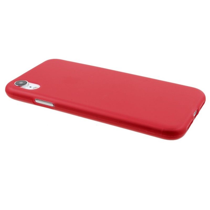 Etui iPhone XR Czarny Matowy Silikon