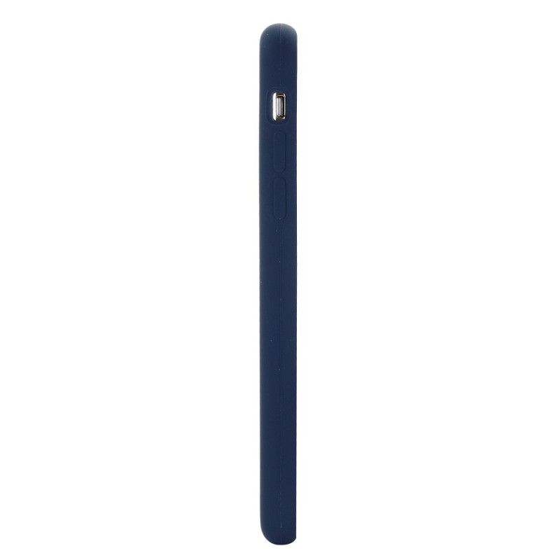 Etui iPhone XR Czerwony Czarny Płynny Silikon Etui Ochronne