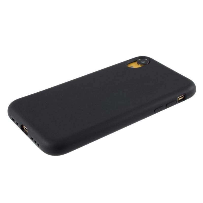 Etui iPhone XR Czerwony Czarny Próba Silikonu 2.5 Mm Etui Ochronne