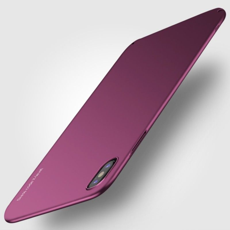 Etui iPhone XR Fioletowy Czarny Efekt Metaliczny Etui Ochronne