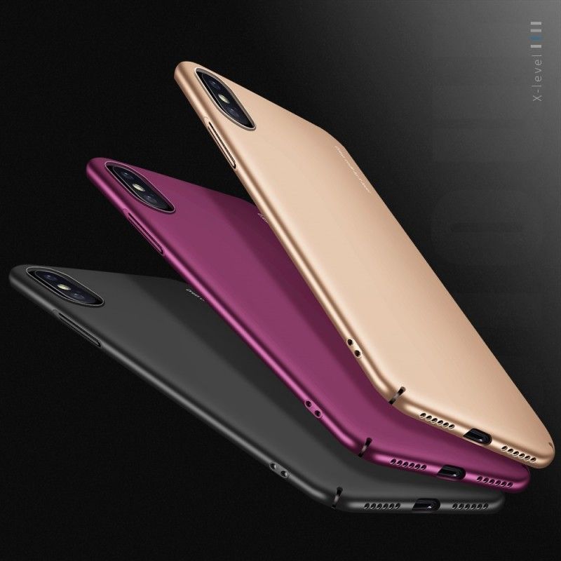 Etui iPhone XR Fioletowy Czarny Efekt Metaliczny Etui Ochronne