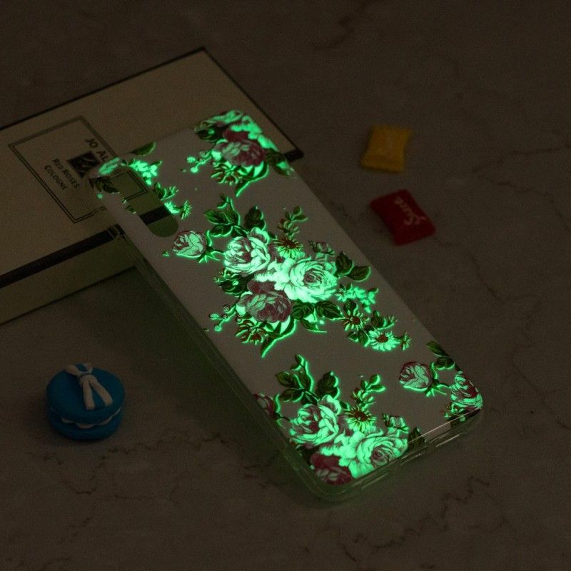 Etui iPhone XR Fluorescencyjne Kwiaty Wolności Etui Ochronne