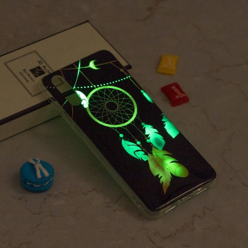 Etui iPhone XR Fluorescencyjny Unikalny Łapacz Snów