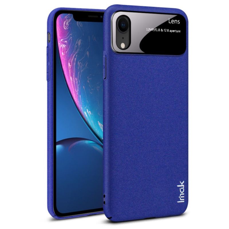 Etui iPhone XR Granatowy Czarny Imak Serial Jazzowy Etui Ochronne