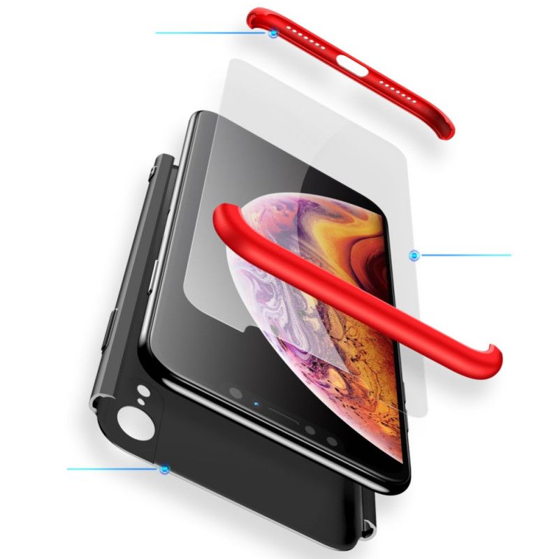 Etui iPhone XR Granatowy Czarny Odłączany