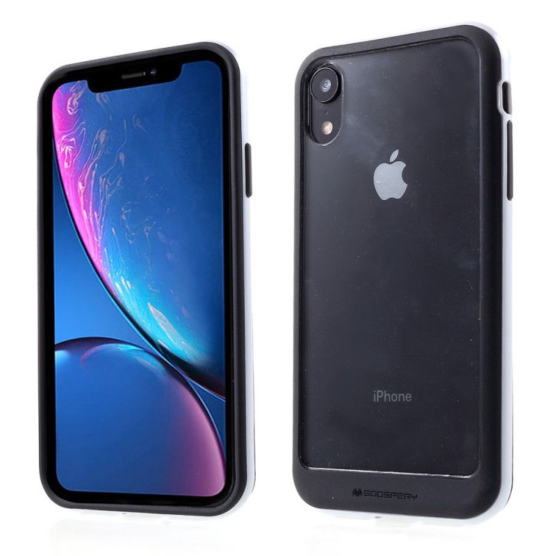 Etui iPhone XR Granatowy Czerwony Odłączalna Rtęć Goospery Etui Ochronne