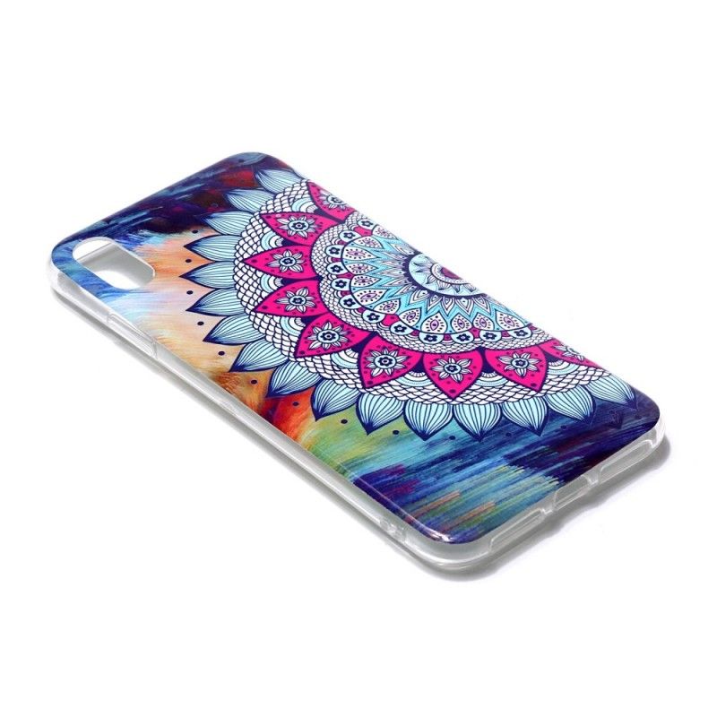 Etui iPhone XR Mandala W Kolorze Fluorescencyjnym Etui Ochronne