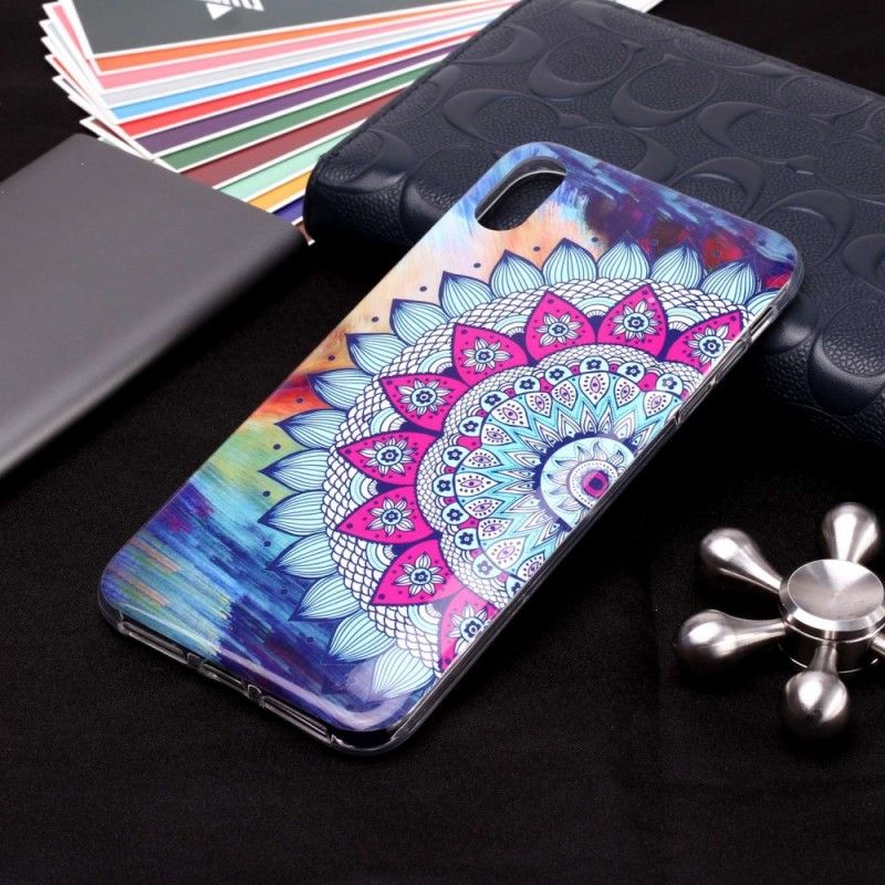 Etui iPhone XR Mandala W Kolorze Fluorescencyjnym Etui Ochronne