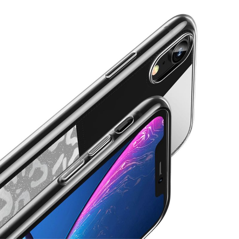 Etui iPhone XR Szary Biały Usams Serii Yzon Etui Ochronne