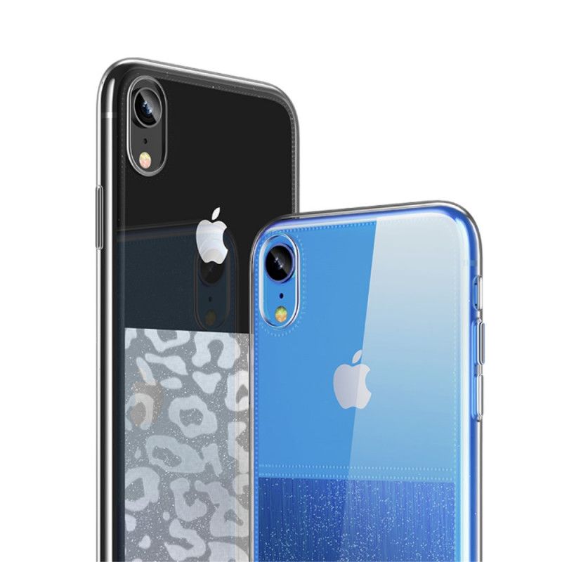 Etui iPhone XR Szary Biały Usams Serii Yzon Etui Ochronne