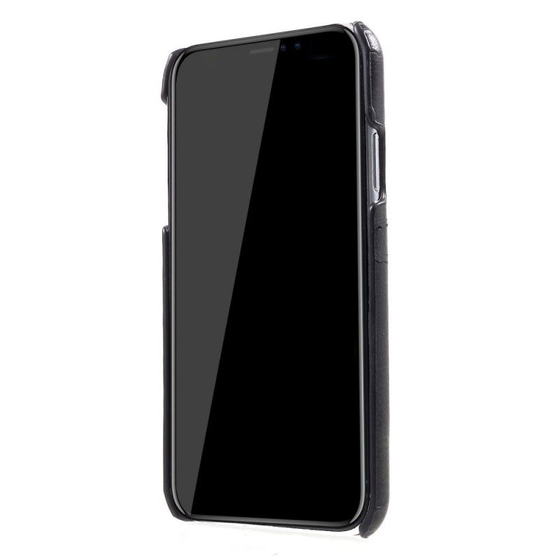 Etui iPhone XR Szary Czarny Posiadacz Karty