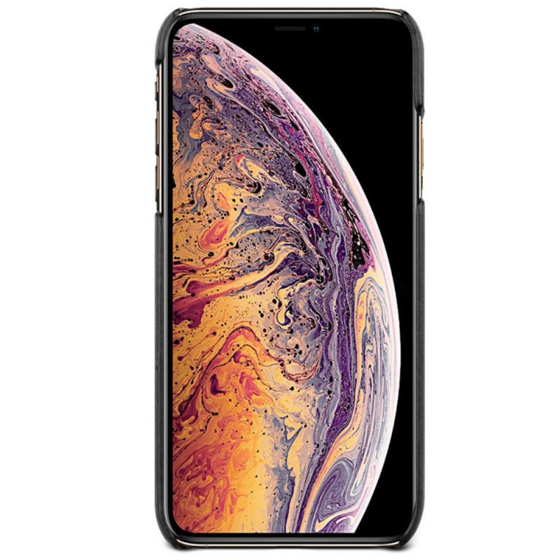 Futerały iPhone XR Brązowy Czarny Imak Ruiyi Z Efektem Skóry