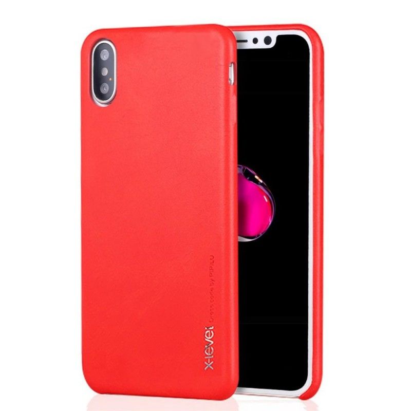 Futerały iPhone XR Czerwony Czarny Seria Premium