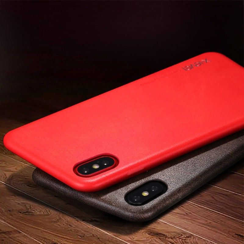 Futerały iPhone XR Czerwony Czarny Seria Premium