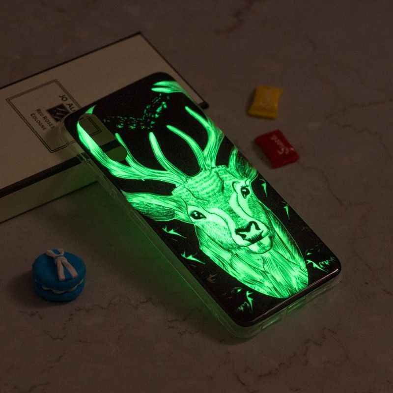 Futerały iPhone XR Etui na Telefon Fluorescencyjny Majestatyczny Jeleń