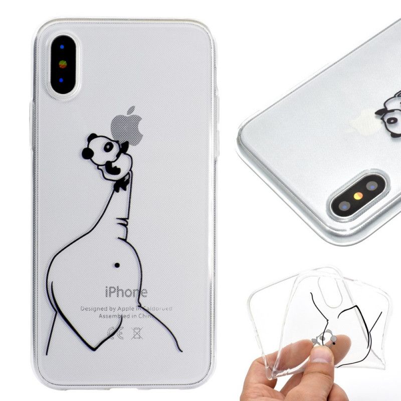 Futerały iPhone XR Etui na Telefon Gry Panda Z Logo 3