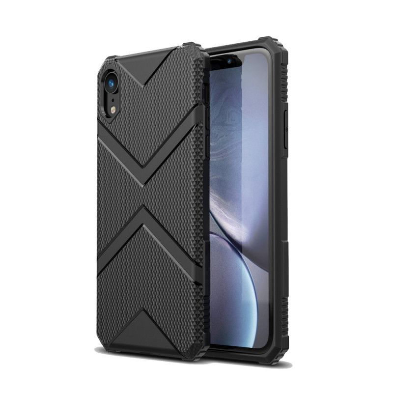 Futerały iPhone XR Zielony Czarny Etui na Telefon Tarcza