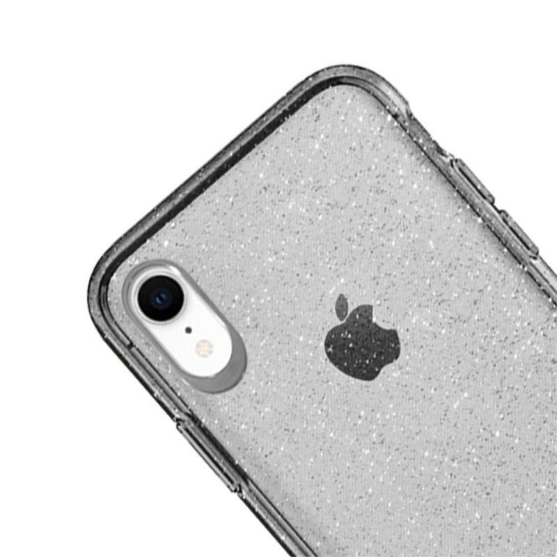 Futerały iPhone XR Złoty Etui na Telefon Efekt Koloru Przezroczystego Nx