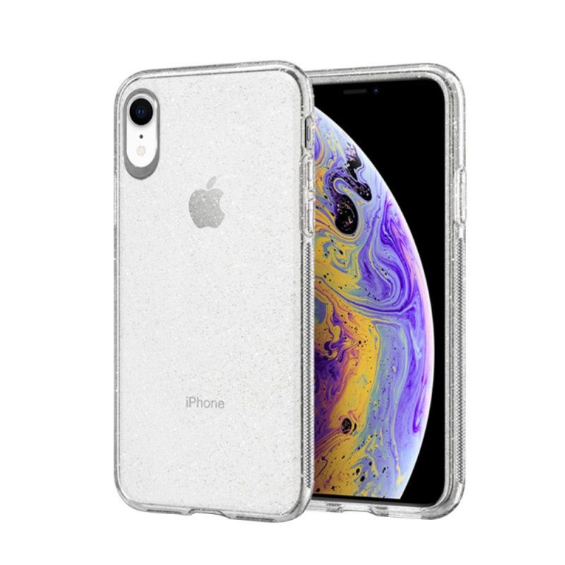 Futerały iPhone XR Złoty Etui na Telefon Efekt Koloru Przezroczystego Nx