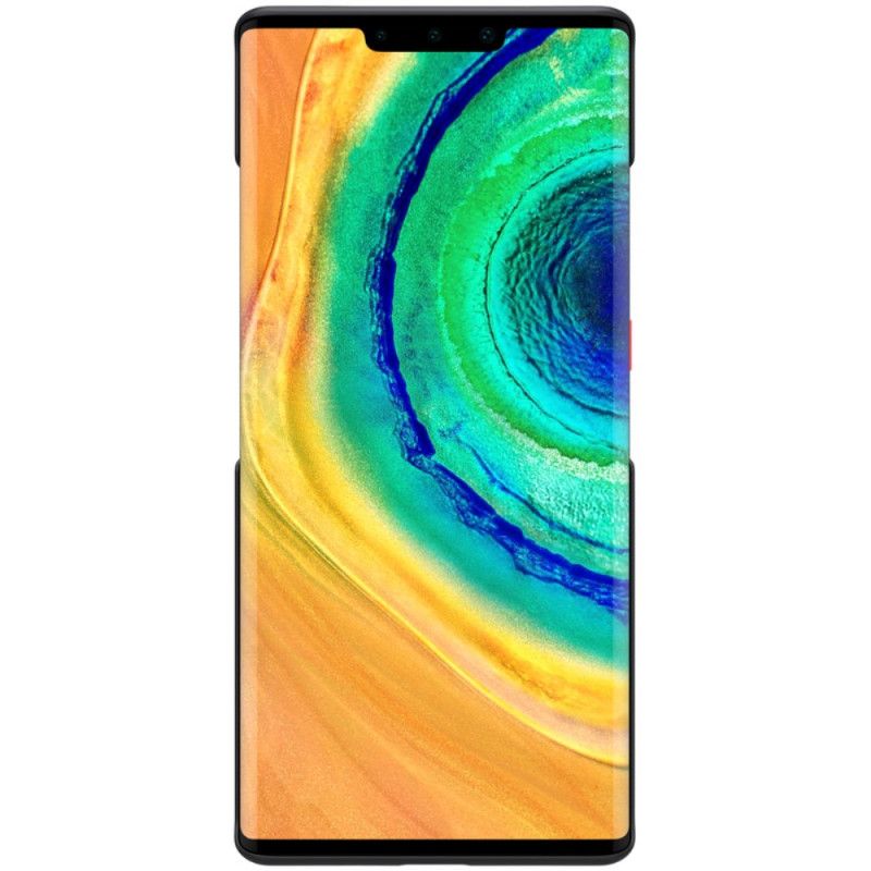 Etui Huawei Mate 30 Pro Czerwony Czarny Sztywny Matowy Nillkin